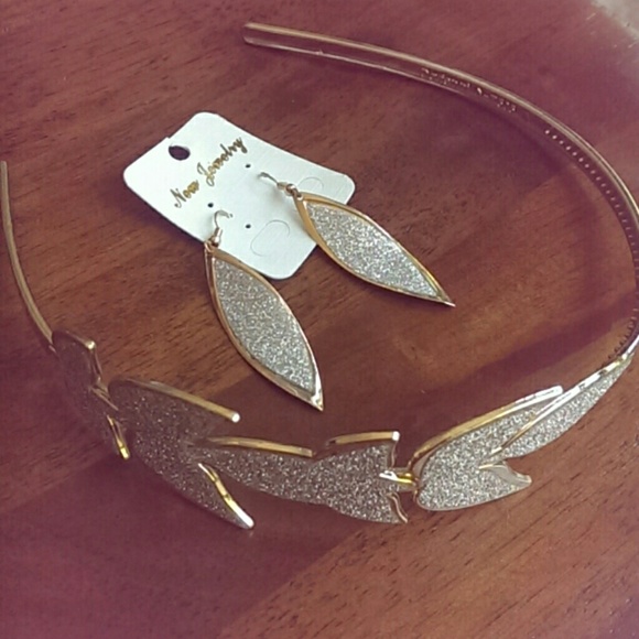 Earring and headband set