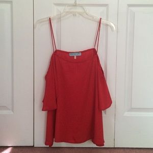 Francesca's Cold Shoulder Top