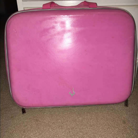 Hit pink laptop hard shell case