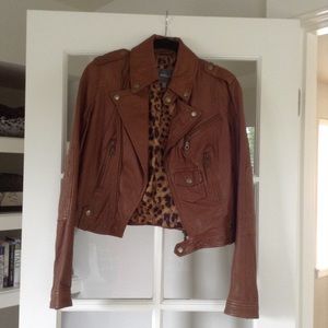 Nordstrom 100% leather jacket