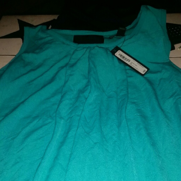 Teal dressy tank