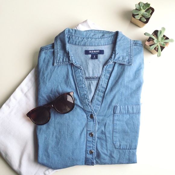 Old Navy Tops - Old Navy Chambray Tunic