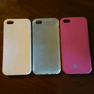 Three iPhone 5/5s jelly cases