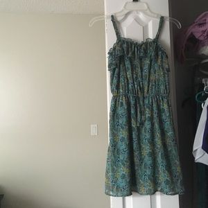 Floral spaghetti strap dress