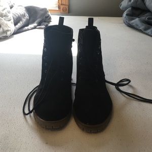 Suede JustFab boots