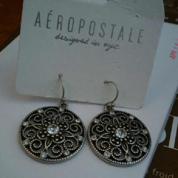Black and Silver Earrings
