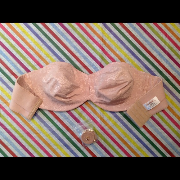 NWOT Lunaire NY Strapless Underwire Bra 34DD