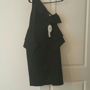 Black off the shoulder dress brand new size L