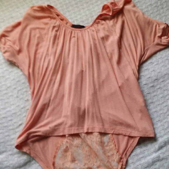 Coral Loose-fitting Top