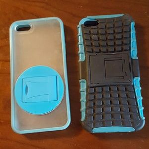 Two kickstand cases for iPhone 5/5s