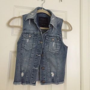 denim vest