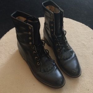 Dark blue/black Justin Roper Boots