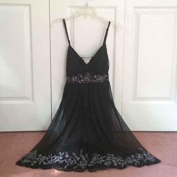 La Belle Black Cocktail Dress