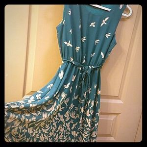 Green summer dress