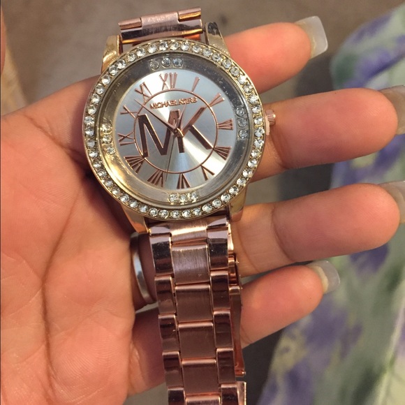 Micheal Kors rose gold watch