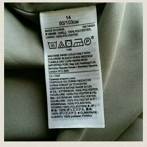 Banana Republic pewter OR black dress - Picture 4 of 4