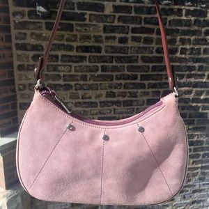 Authentic 2003 Yves Saint Laurent Mauve Suede Bag