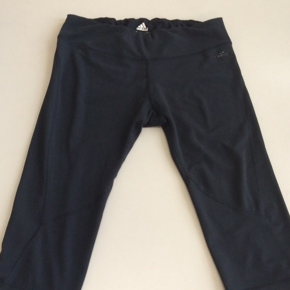 Black adidas workout Capri leggings