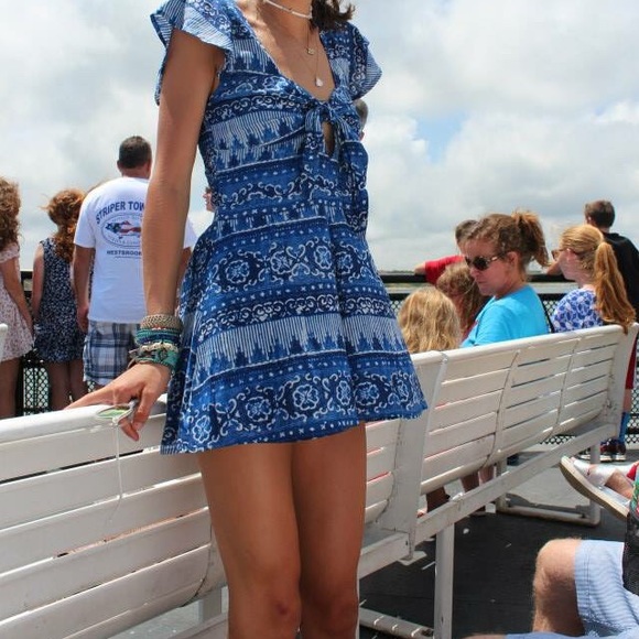 Blue romper