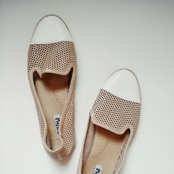 Perforated Espadrille Loafers