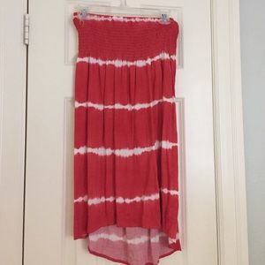 tube top flowy dress/ cover up