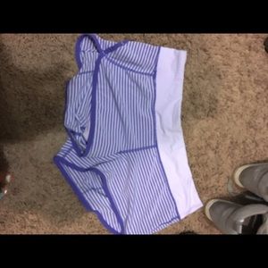 Purple lulu lemon short speed shorts