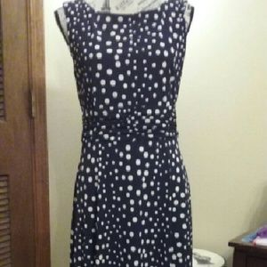Christopher & Banks Polka Dot Dress, Size 10