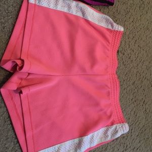 Peach and black faded glory shorts