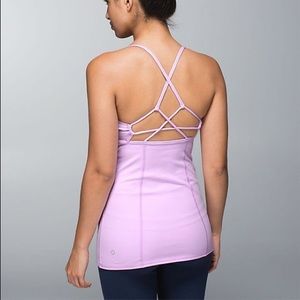 Lululemon Dancing Warrior Tank EUC Lilac 6
