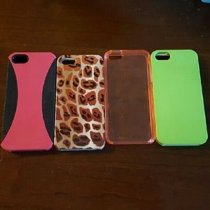 Four iPhone 5/5s cases