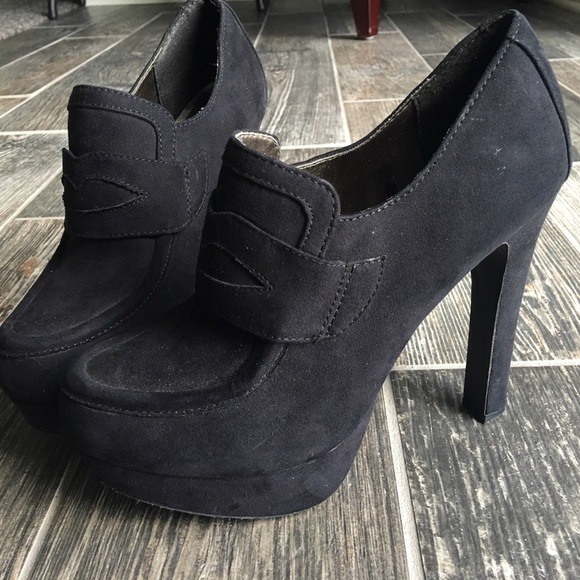 Platform penny loafers!