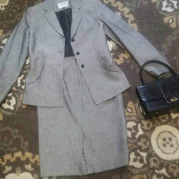 Women's suit with vintage 50s purse - Picture 1 of 3