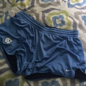 UNC tar heels nike shorts