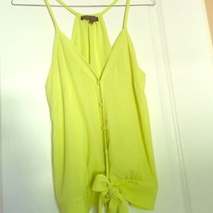 Love Culture Yellow-Green Tank