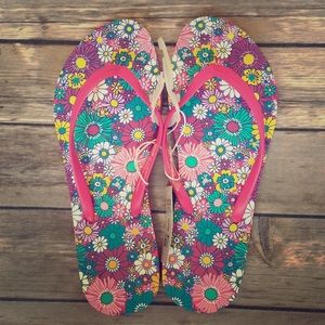 Floral sandals