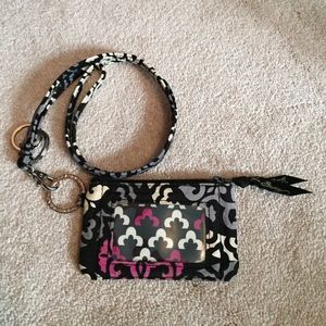 🔥make an offer🔥Vera Bradley lanyard and ID bag