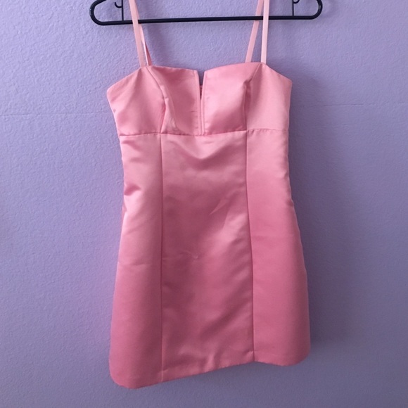 Short pink dress