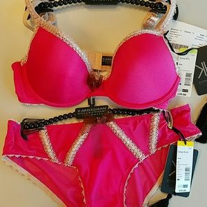 Kardashian "Tempt" Hot Punk Bra & Panty Set