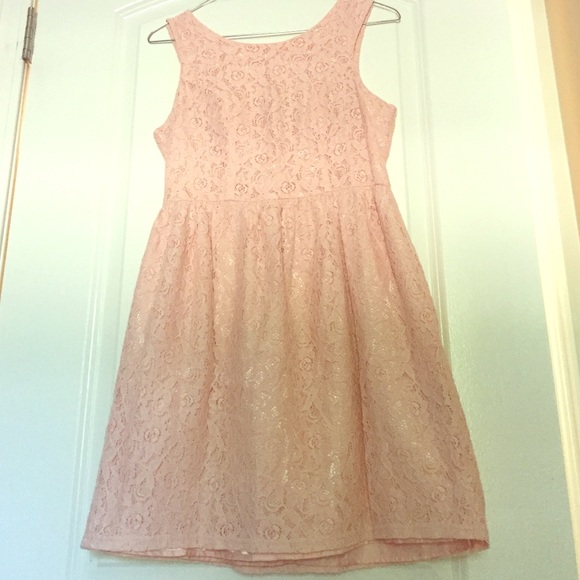 Forever 21 Light Pink Lace Dress