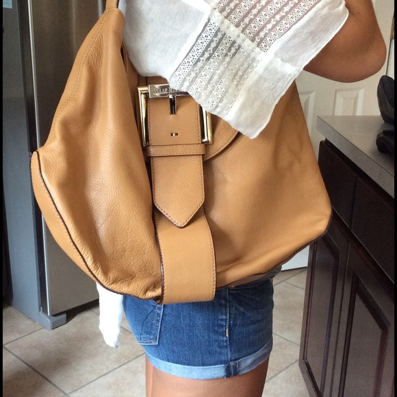 Isaac Mizrahi leather shoulder bag