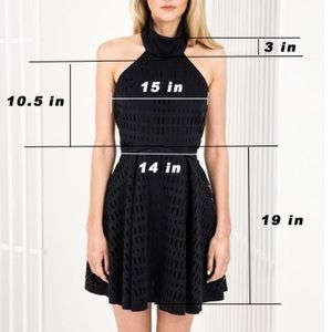 NWOT SALE!  high neck backless halter dress