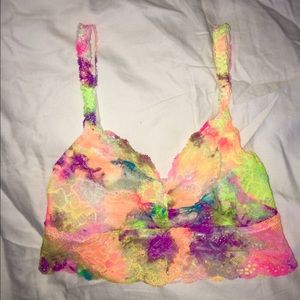 Victoria's Secret Pink tie-dye bralette!