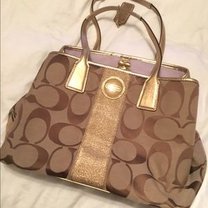 Metallic Coach Purse
