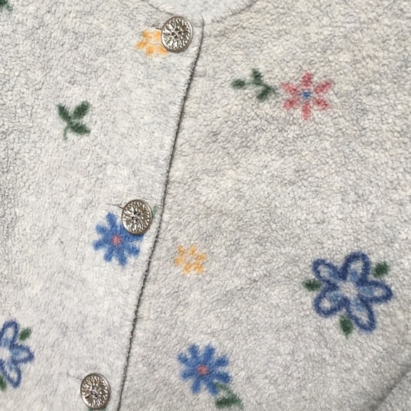 Fleece long length cardigan - Picture 2 of 3