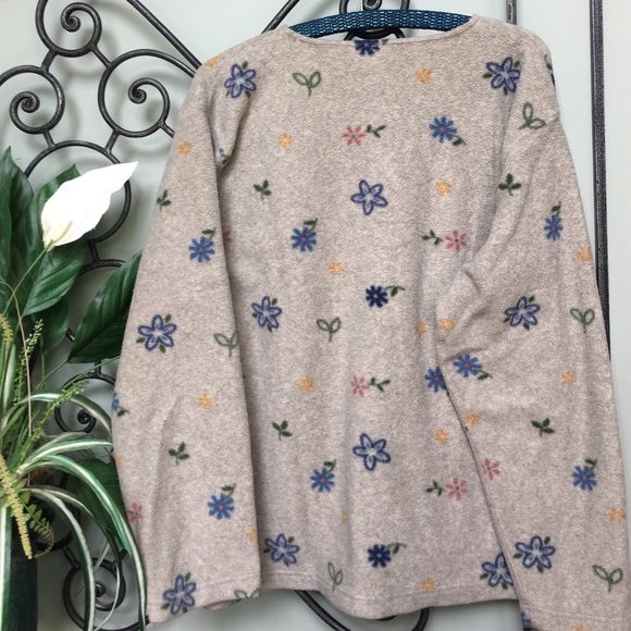 Fleece long length cardigan - Picture 3 of 3