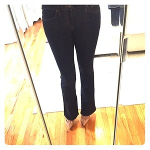 Stretch Bebe boot leg jeans mid/low rise