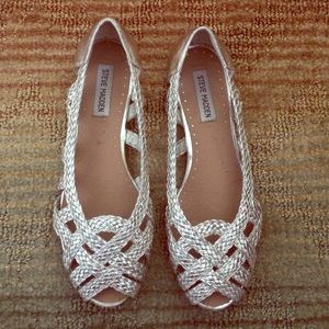 ** ON HOLD ** Steve Madden Open Toe Flats