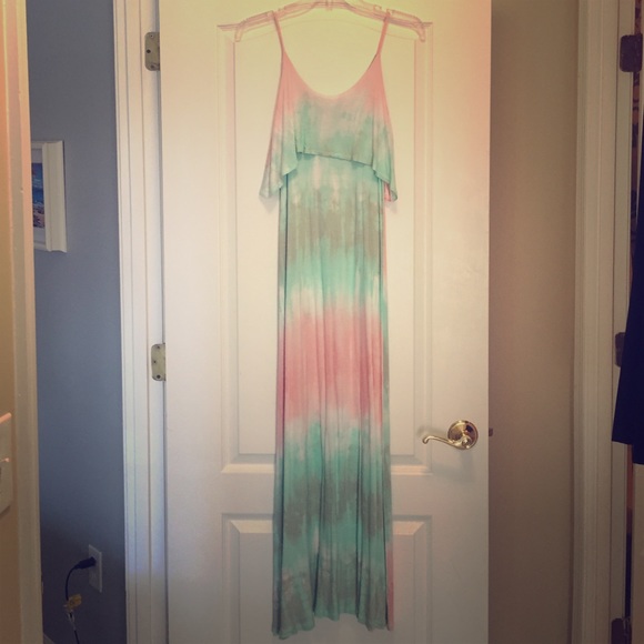 Tie dye design maxi