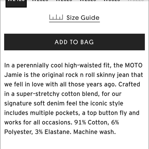 Topshop Jamie Brand New High Waist Ankle Grazer - Picture 4 of 4