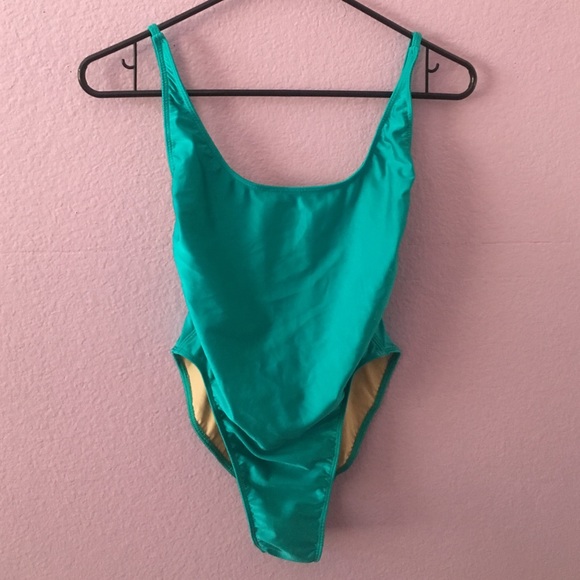 Teal one piece